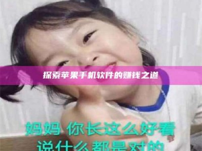 内蒙古探索苹果手机软件的赚钱之道